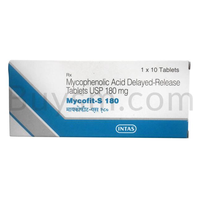 Mycofit S 180 mg Tablet Mycofit S 180 mg Tablet